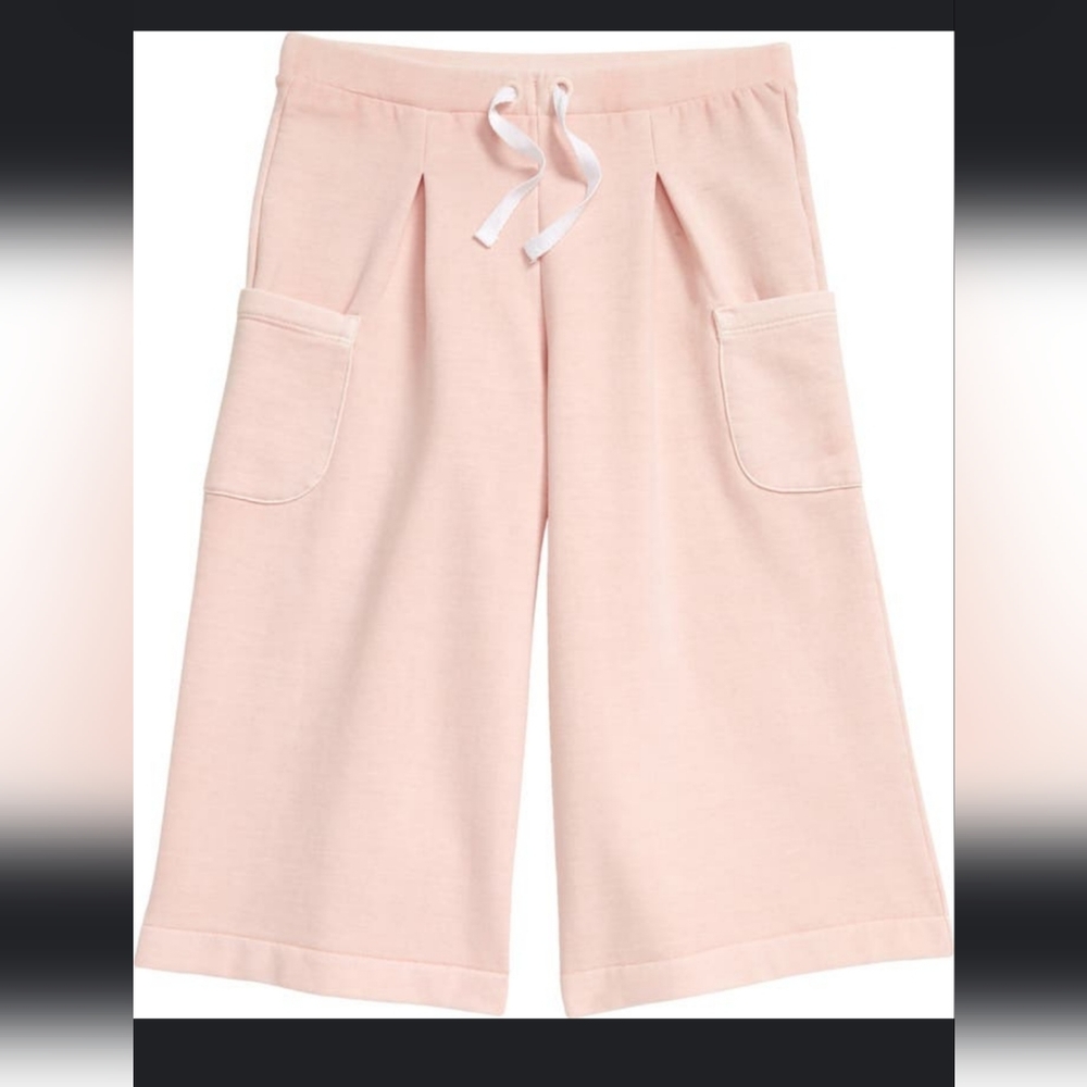 Open Edit Girls Wide Leg Capris